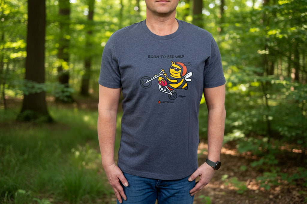 Born to Bee Wild – Unisex T-shirt [Kerstpakket]